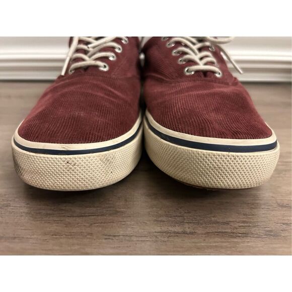 Sperry corduroy sneakers men's 12 dark brown color - Picture 9 of 9